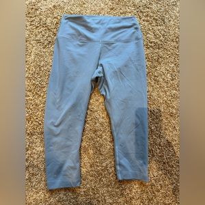 NoBull Leggings High Rise Crop Blue Medium